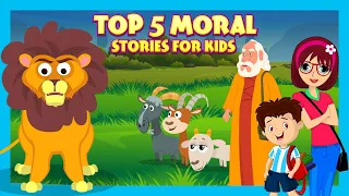 Top 5 Moral Stories for Kids | Best Kids Stories | Jungle Stories for Kids | Tia & Tofu