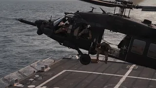 160th SOAR MH60 U.S. Navy Ship Operations