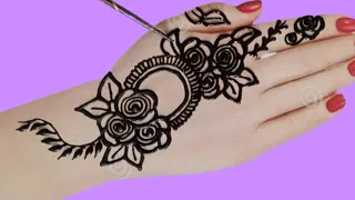 Simple mehndi design|back hand mehndi design|mehndi designs|mehendi