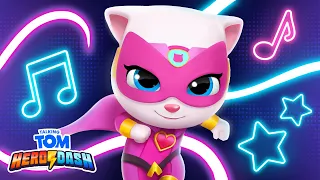 Shine Together With SUPER Angela! 🦸✨ NEW Talking Tom Hero Dash Gameplay