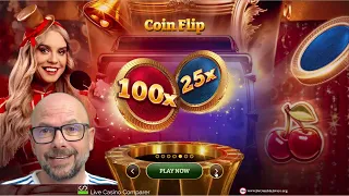 Evolution Crazy Coin Flip Review & Strategy Demonstration - Wait for the last spin!