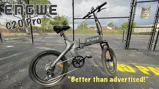 ENGWE C20 Pro - Electric Bike with 95 Mile Range - Unboxing, Assembly & Quick Ride!