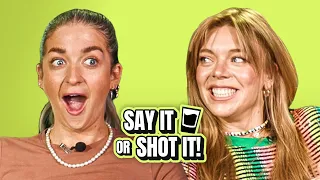 Love Island, sex parties & Ibiza secrets 👀 | Becky Hill - Say It Or Shot It 🥃