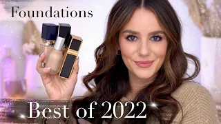 BEST OF 2022 : FOUNDATIONS || The Most Used Foundations in My Collection in 2022 || Tania B Wells