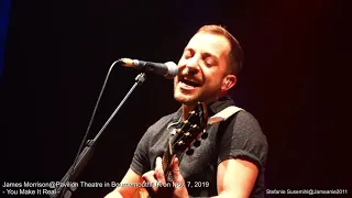 James Morrison*You Make It Real*@Pavilion Theatre Bournemouth/UK on Nov. 7, 2019