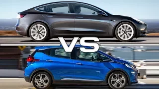2018 Tesla Model 3 vs 2018 Opel Ampera-e