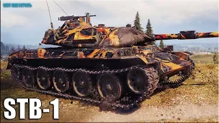 Чёткий бой на японском ст-10 ✅ World of Tanks STB 1 лучший бой