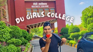 Asking CUET Score in Maitreyi college 🏫 | DU Girls College ❤️ | Brain Teaser Vlog | College Vlog