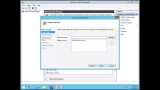 Creating Windows 2012 R2 Failover Cluster Step by Step