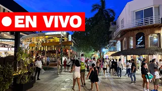🔴 Playa del Carmen en Vivo | La Quinta Avenida y playa Mamitas