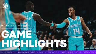 Game Highlights: Hornets vs Heat | 12/11/2023