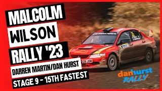 Malcolm Wilson Rally 2023 | SS9 | Mitsubishi Evo 9 | Darren Martin/Dan Hurst