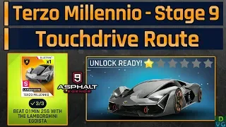 Asphalt 9 | Terzo Millennio Mega Event | Stage 9 - Touchdrive ( Terzo unlocked )