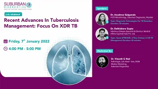 Webinar on Recent Advances In Tuberculosis Management: Focus On XDR TB