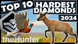 TOP 10 HARDEST DIAMONDS & HOW to FIND THEM in 2024!!! - Call of the Wild