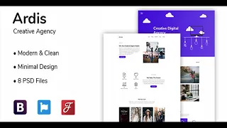 Ardis - Creative Agency PSD Template | Themeforest Website Templates and Themes