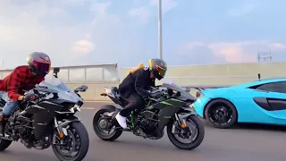 Kawasaki H2R vs Mclaren