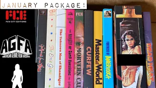 Unboxing the January Vinegar Syndrome Blu-ray Package (+ some Partner Labels)