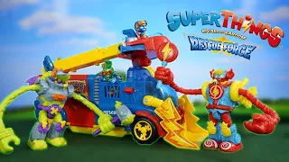 Nowość ! SUPERTHINGS RESCUE TRUCK  🚛 SuperBot Power Arms TRASHER & SuperBot POWER ARMS SUGARFUN 🤖