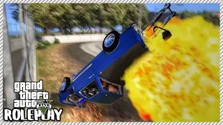 GTA 5 Roleplay - 'HUGE' Drag Race Crash Most Dangerous Drag Car | RedlineRP #381