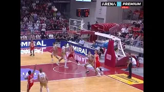 ADMIRALBET ABA LIGA (1. kolo): Igokea - Crvena zvezda 63:81 / 30.09.2023.