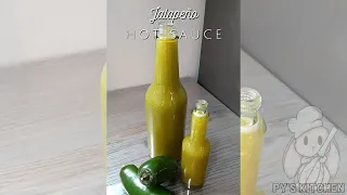 Homemade Hot Sauce For The BBQ | Jalapeño Hot Sauce