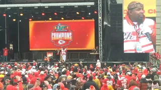 Tech N9ne concert at Chiefs Super Bowl Rally