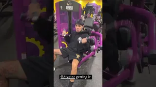 6ix9ine working out