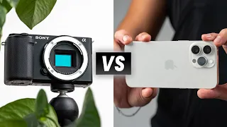 iPhone 15 Pro vs Sony ZV-E10: Cuál es la MEJOR CÁMARA para ti?