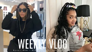 WEEKLY VLOG | Kyran's Home + DIY Goddess Braids + Outlet Haul + Weathering the Storms