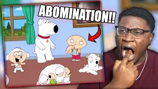 STEWIE & BRIAN HAVE KIDS! | Family Guy Try Not To Laugh!