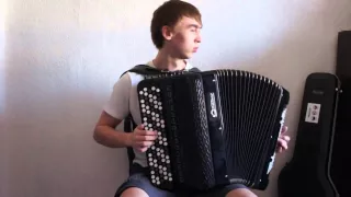 Danza Kuduro cover Russian accordion