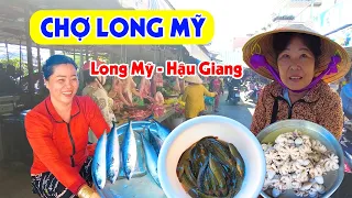 Về Thăm Chợ Long Mỹ Hậu Giang Ngỡ Ngàng Chợ Ruộng Đặc Sản Cá Đồng Tràn Lan | Miền Tây Sông Nước