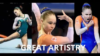 Floor Routines from 2023 with Great Artistry
