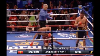 DAVID BENAVIDEZ FIRST KNOCKDOWN EVER IN HIS BOXING CAREER|| BENAVIDES VS GAVRIL