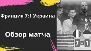 Франция 7:1 Украина. Обзор матча, в котором голы нам забивали все, кто хотел