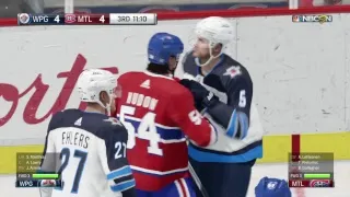 NHL 18 | Winnipeg Jets vs Montreal Canadians | Full Match Gameplay (PS4/XBOX ONE) HD 1080p