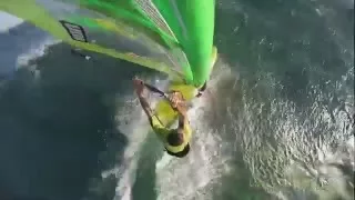 Waveriding crash - windsurf move