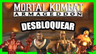 COMO DESBLOQUEAR TODOS los PERSONAJES de MK ARMAGEDDON