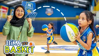 PERTAMA KALI LEIKA LATIHAN BASKET 😱 BUNDA ANTER LEIKA LES BASKET DI DBL ACADEMY