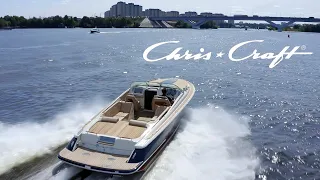 Обзор катера Chris-Craft Corsair 30 в яхт-клубе Pestovo-Golf by Burevestnik Group