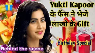 Karishma singh (Yukti Kapoor) ke birthday pe fans ne bheje gifts🎁 Yukti celebrate her birthday #yuki