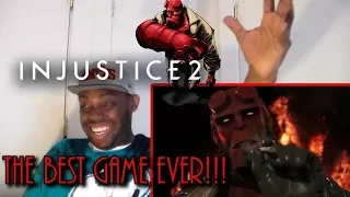 Injustice 2 - Fighter Pack 2 Revealed (HELLBOY, RAIDEN, & BLACK MANTA) REACTION!!!