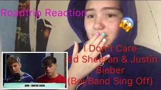 RoadtripTv Reaction// Ed Sheeran & Justin Bieber-I don’t care (boyband sing off)