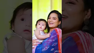 Sun TV #Sundari serial actor cute  lovely daughter 😍 cute baby's Amma #love 💖 #Sun TV 💫