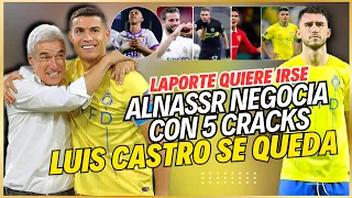 🚨 ALNASSR de CRISTIANO QUIERE un SUPER EQUIPO 😱 5 JUGADORES NEGOCIANDO 🤯 LUIS CASTRO hace como XAVI😂