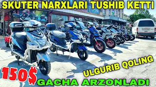 SKUTER NARXLARI TUSHIB KETTI 2024 ULGURIB QOLING ARMADA MOTORS