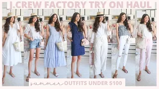 J.Crew Factory Try On Haul | Everyday Summer Outfits + Vacation Outfit Ideas 2022