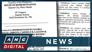 Arroyo, 18 other PH lawmakers call for 'unequivocal defense' of Duterte vs. Possible ICC probe | ANC