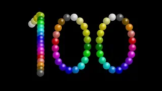Color Ball Counting - 1 to 100 - The Kids' Picture Show (Fun & Educational Learning Video)